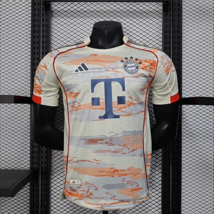 Maillots Homme Extérieur Bayern 2025/2026 Blanc S-XXL